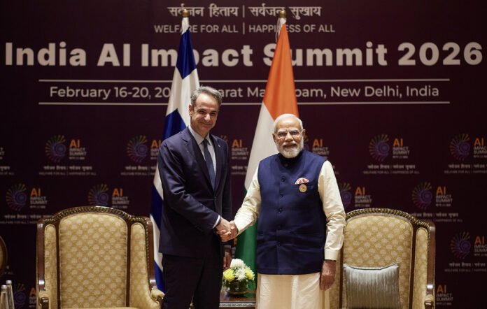 Τετ-α-τετ-Μητσοτάκη-–-mόντι-στο-Νέο-Δελχί:-«Η-Ελλάδα-μπορεί-να-αποτελέσει-πύλη-της-Ινδίας-προς-την-Ευρώπη»